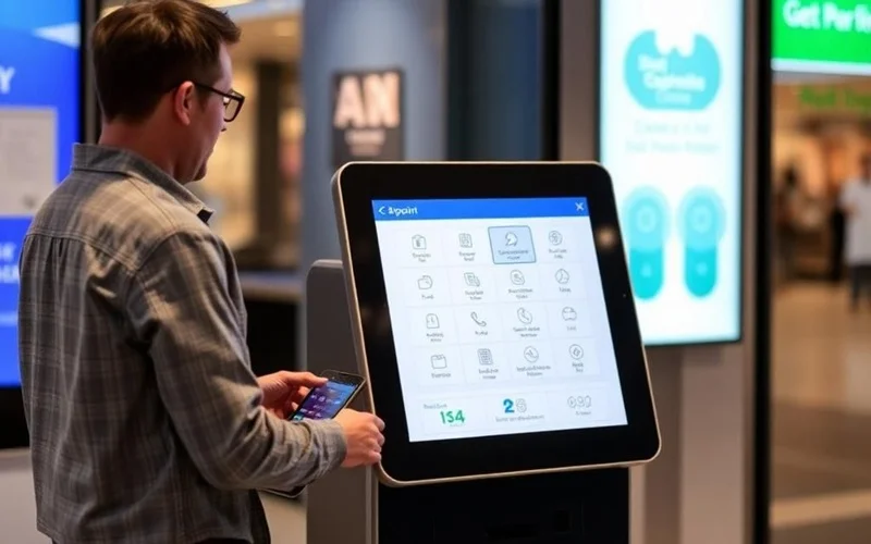 کیوسک‌های چندرسانه‌ای و نمایشگرهای پیشرفته